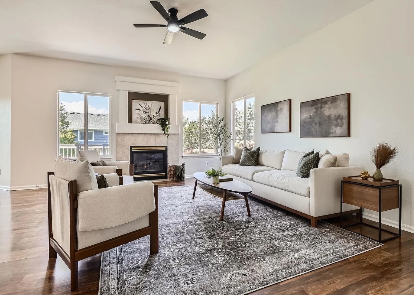 Interior painting project in Parker CO with professional color consultation